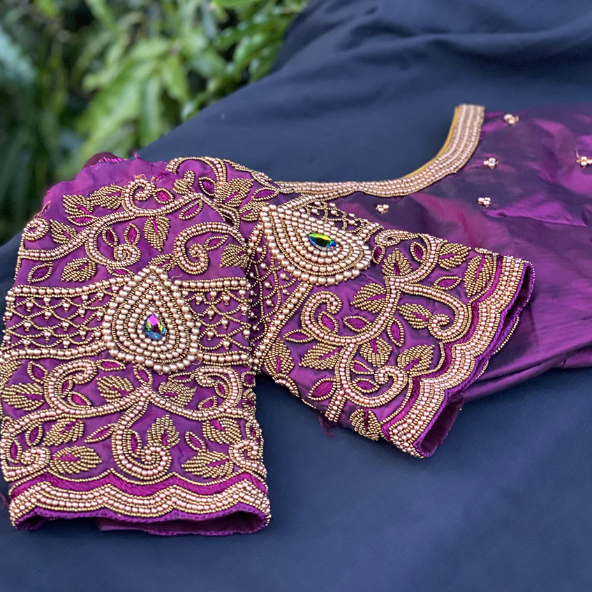 Trendy Aari Embroidered Blouse